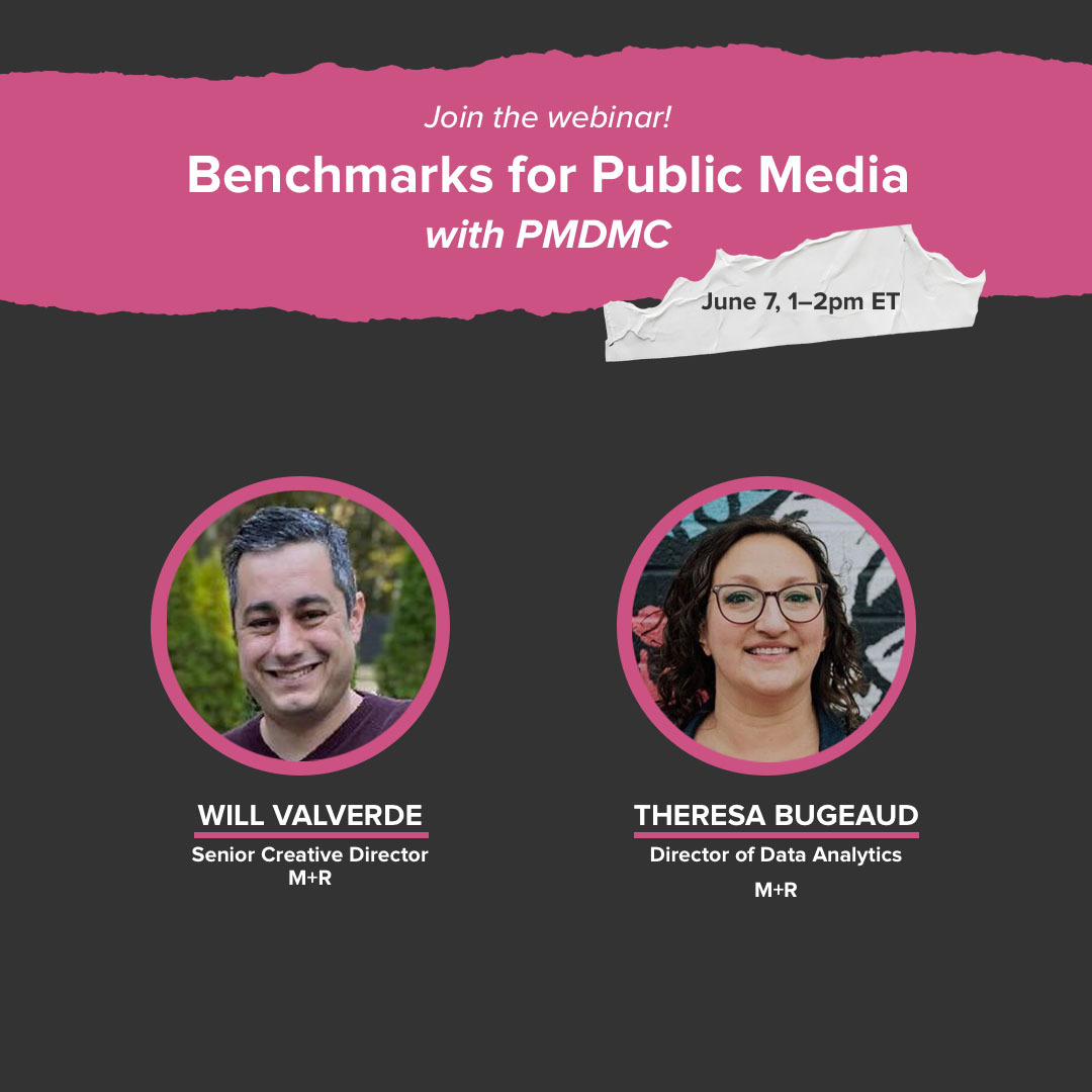 More Benchmarks! So much to explore! Join Director of Data Analytics Theresa Bugeaud and Senior Creative Director Will Valverde as they walk through the data and share what it all means for our public media friends. 

Register here: greaterpublic.org/resources/memb…