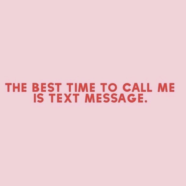 adele_coco_'s tweet photo. When people ask when’s best time to call? Text 🤣 https://t.co/p15YXHA5dD