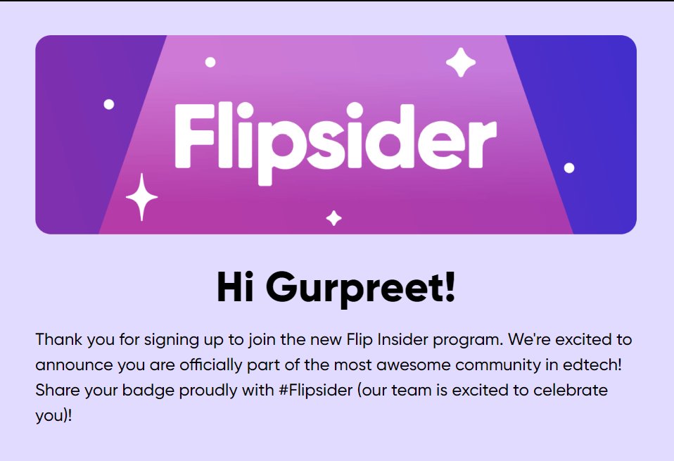 Super happy to be part of #Flipsider family and continue amplifying student voice <a href="/MicrosoftFlip/">Flip</a> 🥳😇