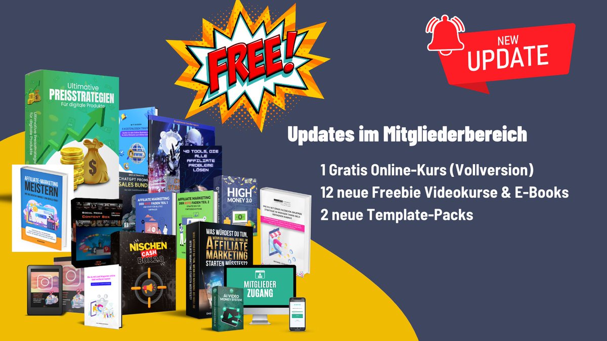 derwebpirat's tweet image. Endlich ist es soweit, es gibt mal wieder ein tolles Update für alle Lernfüchse in unserem Mitgliederbereich. Hier kannst du dir alle neuen Updates ansehen: mitglieder.webpirat.de/updates/
(Bitte einloggen nicht vergessen)
#webpirat #memberupdate #chatgpt