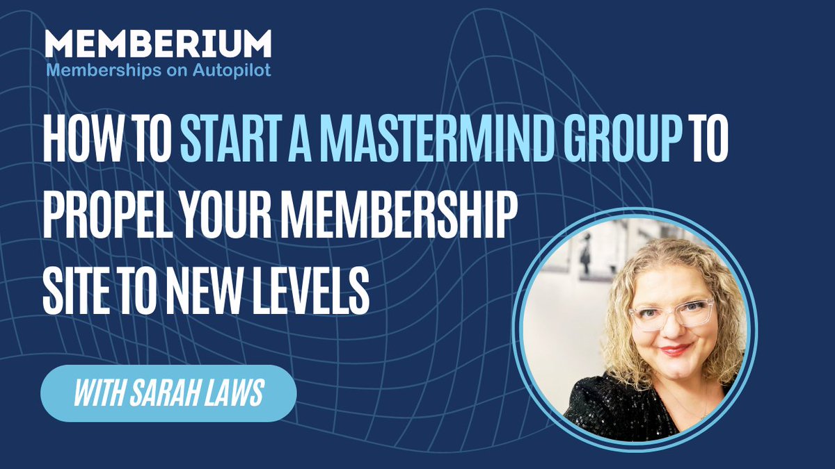 Unlock business growth with Membership Masterminds! Sarah Laws share invaluable tips in our latest podcast. Tune in Now! 

Link: memberium.com/videos/members…

#MastermindStrategy #LifestyleBusiness