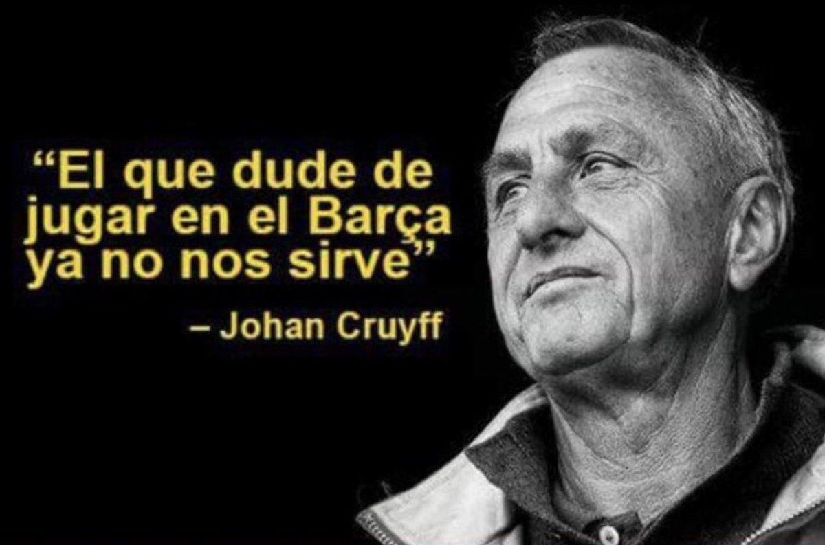 ElderBar3's tweet photo. Sabio Cruyff #messitraidor https://t.co/4ZXrPleDUB