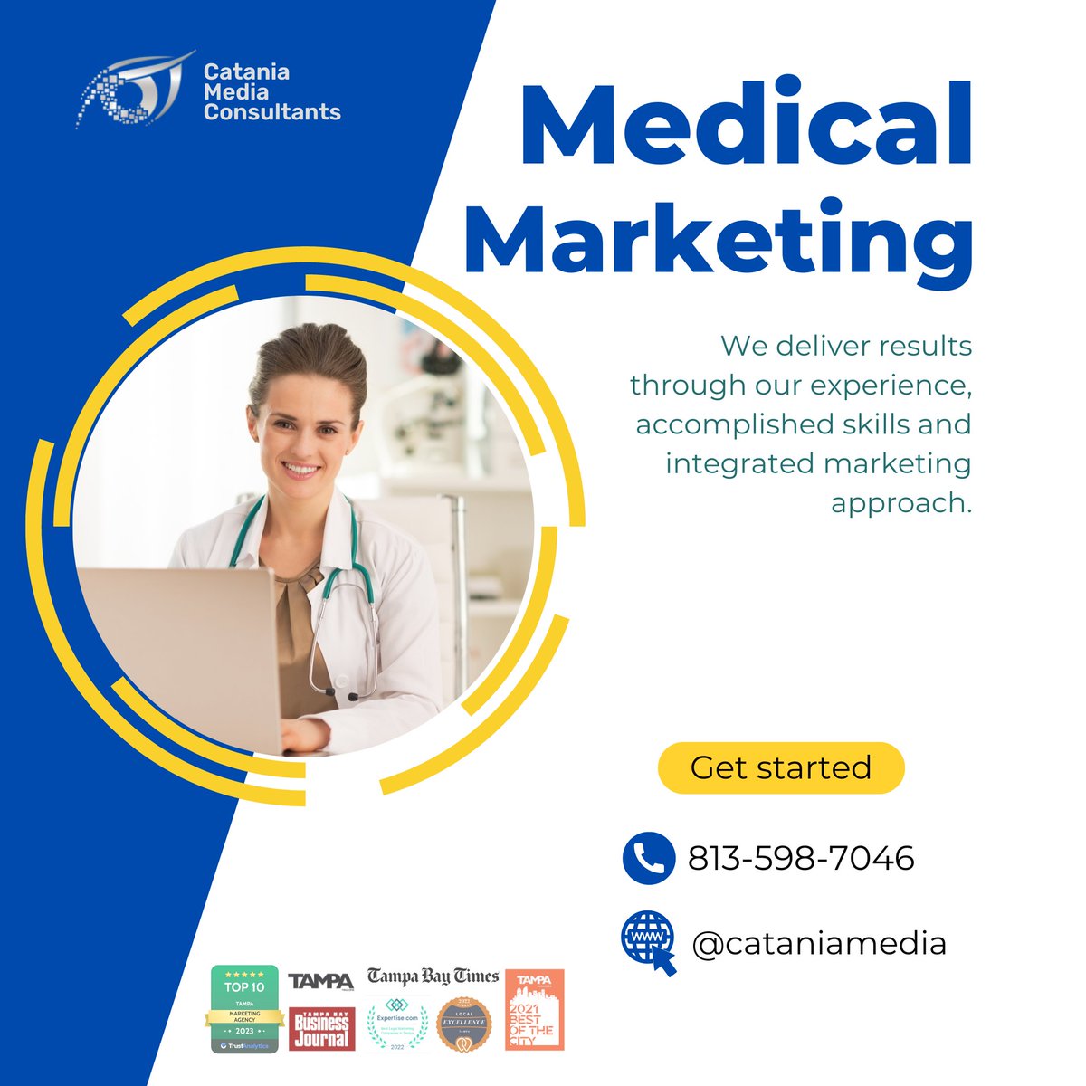 Overwhelmed by Digital Marketing?
The local experts at Catania Media Consultants can help.

Book your appointment NOW!
Office: 813-939-3102
Cell: 813-598-7046
cataniamedia.com

#medicalmarketing #digitalmarketingformedicalservices #healthcaremarketing #healthcareseo