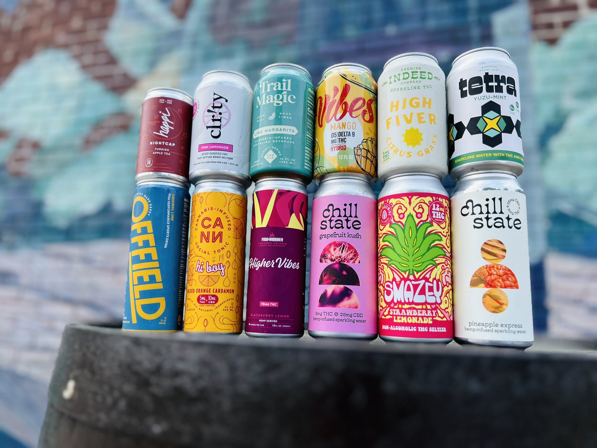With Governor Walz signing the recreational cannabis bill into law last week, we are now selling THC drinks and edibles. Many more options than shown, and all available chilled!