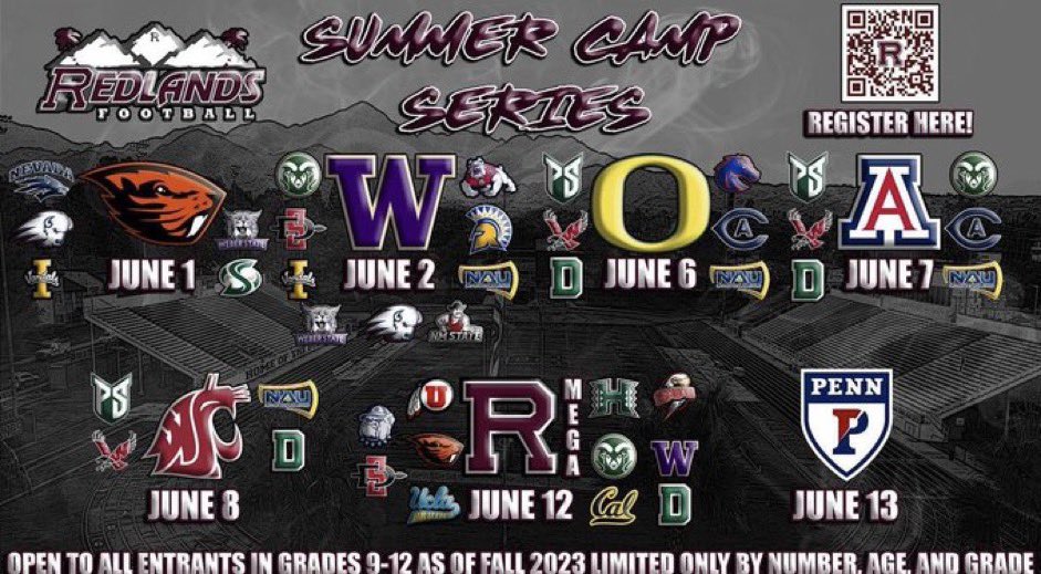 i2aaac's tweet photo. I will be at Redlands camp on the June 13th!!

@PENNfb @DanSwanstrom https://t.co/JysbFIFdph