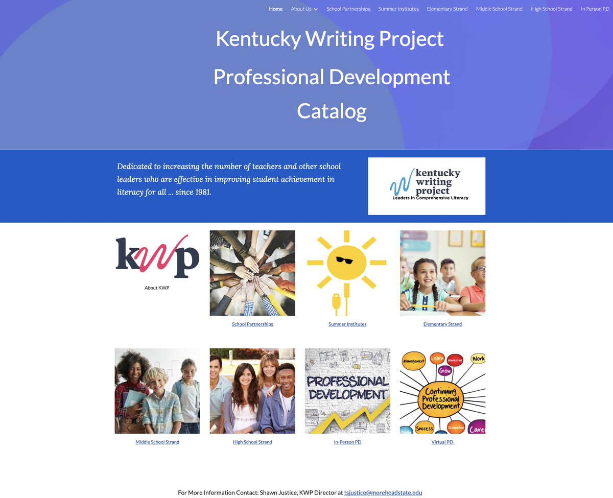 successfun's tweet photo. Visit https://t.co/EflZmDloGc to view Kentucky Writing Project's Professional Development Catalog. @kentuckywp is sharing in learning and passion for writing this summer. There is something for everyone! https://t.co/yvo8CUMeks https://t.co/QEgbmuujOM