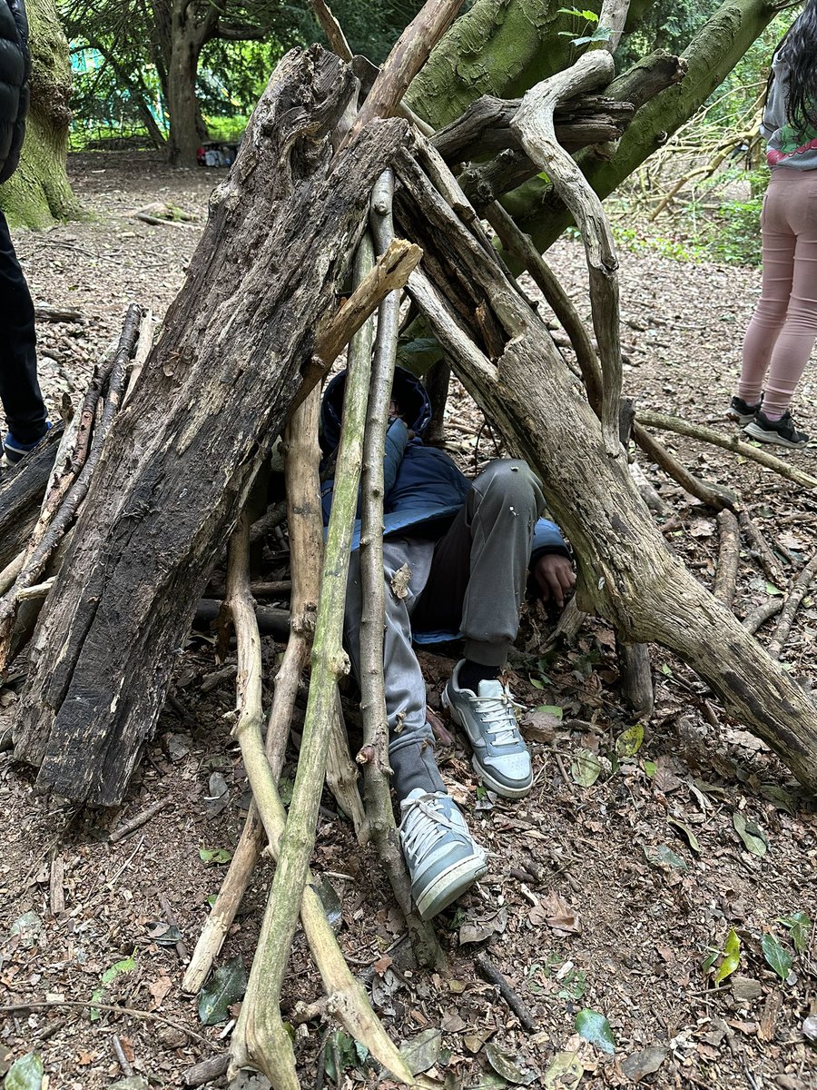 MissAKhan_'s tweet photo. First activity: Survival Skills building fires and den building @PGLTravel @WestminsterBD3 https://t.co/k5qCltV4K3