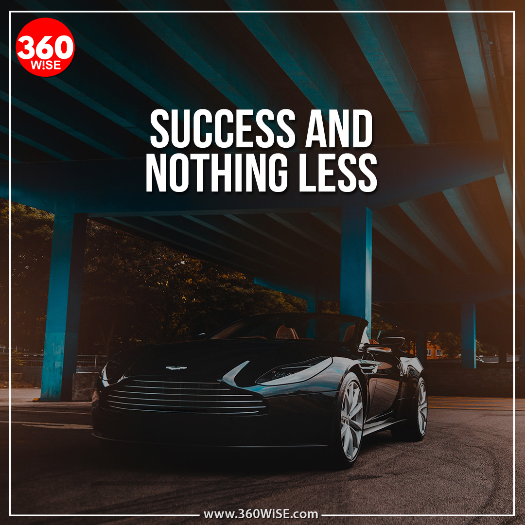 The car means nothing, but the message straight forward.

  #360WiSE