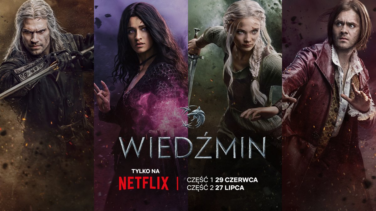 NetflixPL's tweet photo. W tym roku podróż Wiedźmina i jego kompanii przez Kontynent rozpocznie Wiedźmin Fest. Już 24-25 czerwca. https://t.co/WUZRvHXPk9