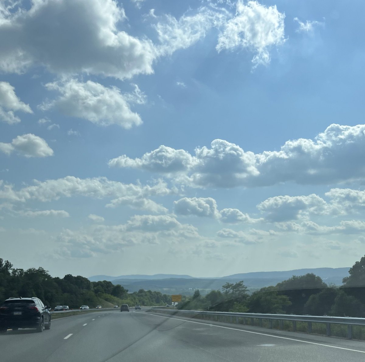 The drive to Pittsburgh was spectacular. Truckin’ #Grateful