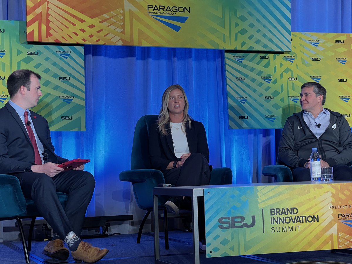 Exciting day at @SBJ Brand Innovators - the morning sessions were unbelievably insightful @AndreaBrimmer and @ally was transparency behind their approach was incredible The momentum behind @AUProSports shared by @jpatricof and the demand from brands they have is so exciting