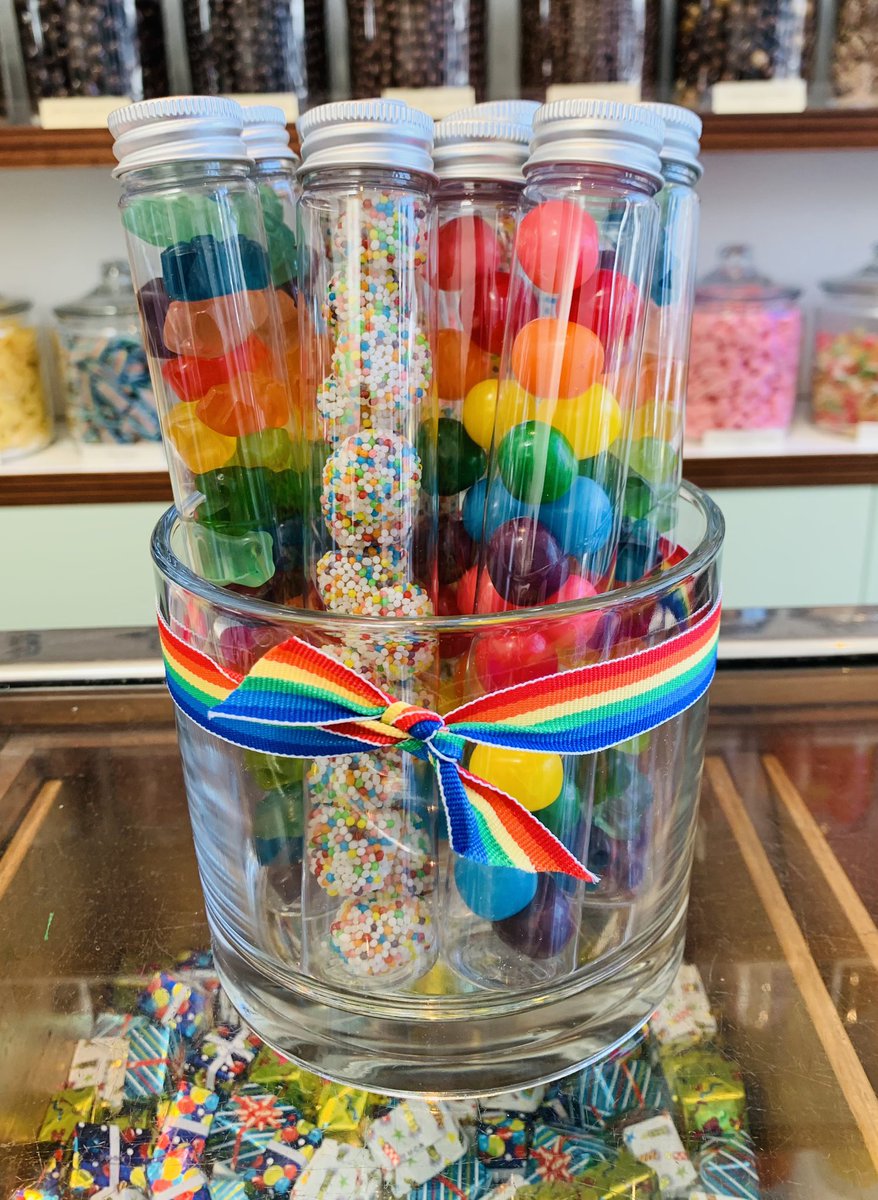 thecandystoresf's tweet photo. PRIDE candy-filled tubes are available at the store all month long! https://t.co/HSMi5KgUme