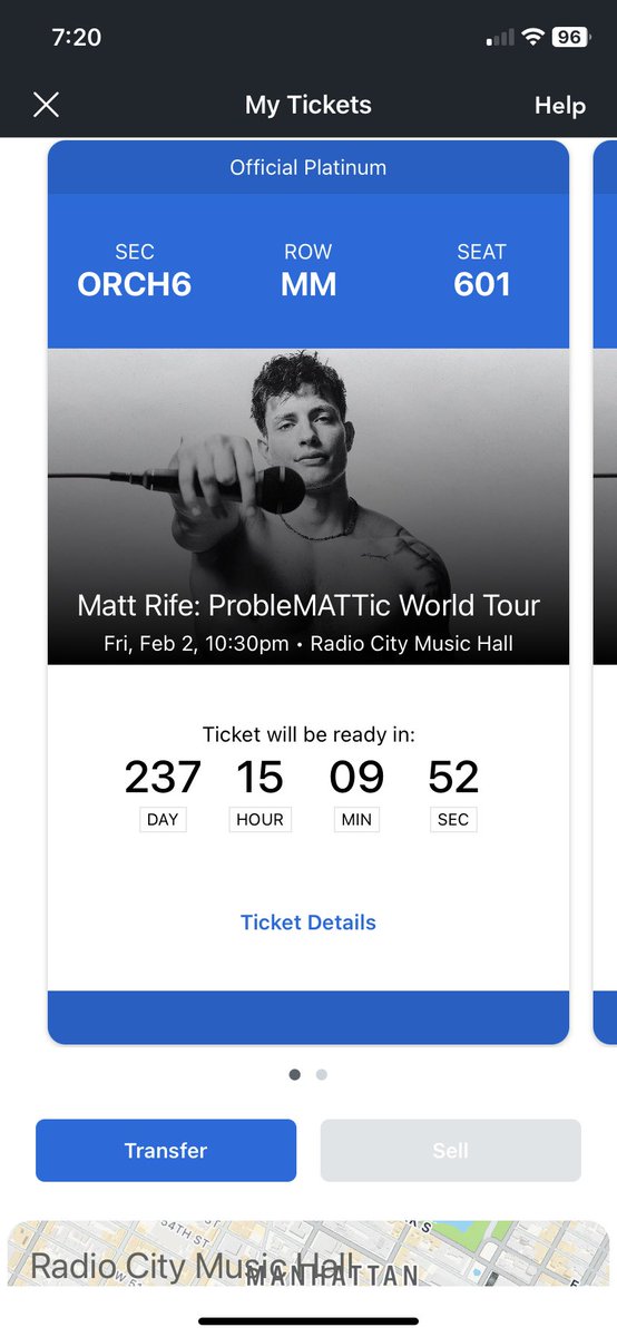 allisonbbb29712's tweet photo. I have two tickets to Matt Rife for 2/2/24 in New York City at radio city! 
Bought for the wrong date! Message me!!! Pics to prove it!
@mattrife #mattrife https://t.co/16kR2H977N