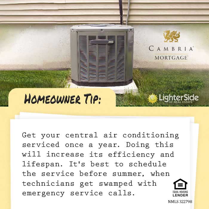Need a new air conditioner?  Get a home equity loan from #CambriaMortgage at JoeMetzler.com/apply 
NMLS 274132
#homeownertips #homeowner #homeownership #Minnesota #Minneapolis #Wisconsin