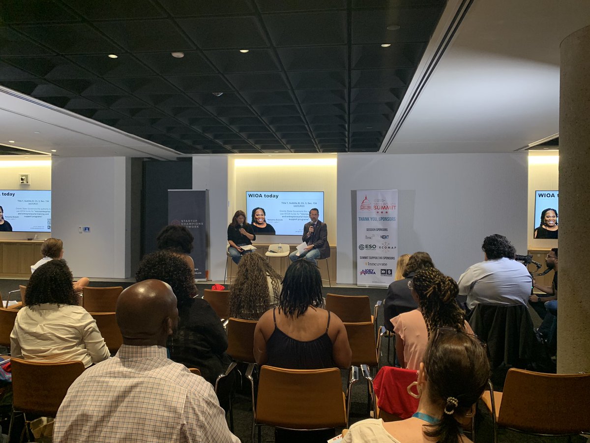 How many entrepreneurs qualify for workforce support? We’re using the <a href="/MakeStartups/">MakeStartups</a> calculator. Check it out at makestartups.com/policy #SCNpolicysummit