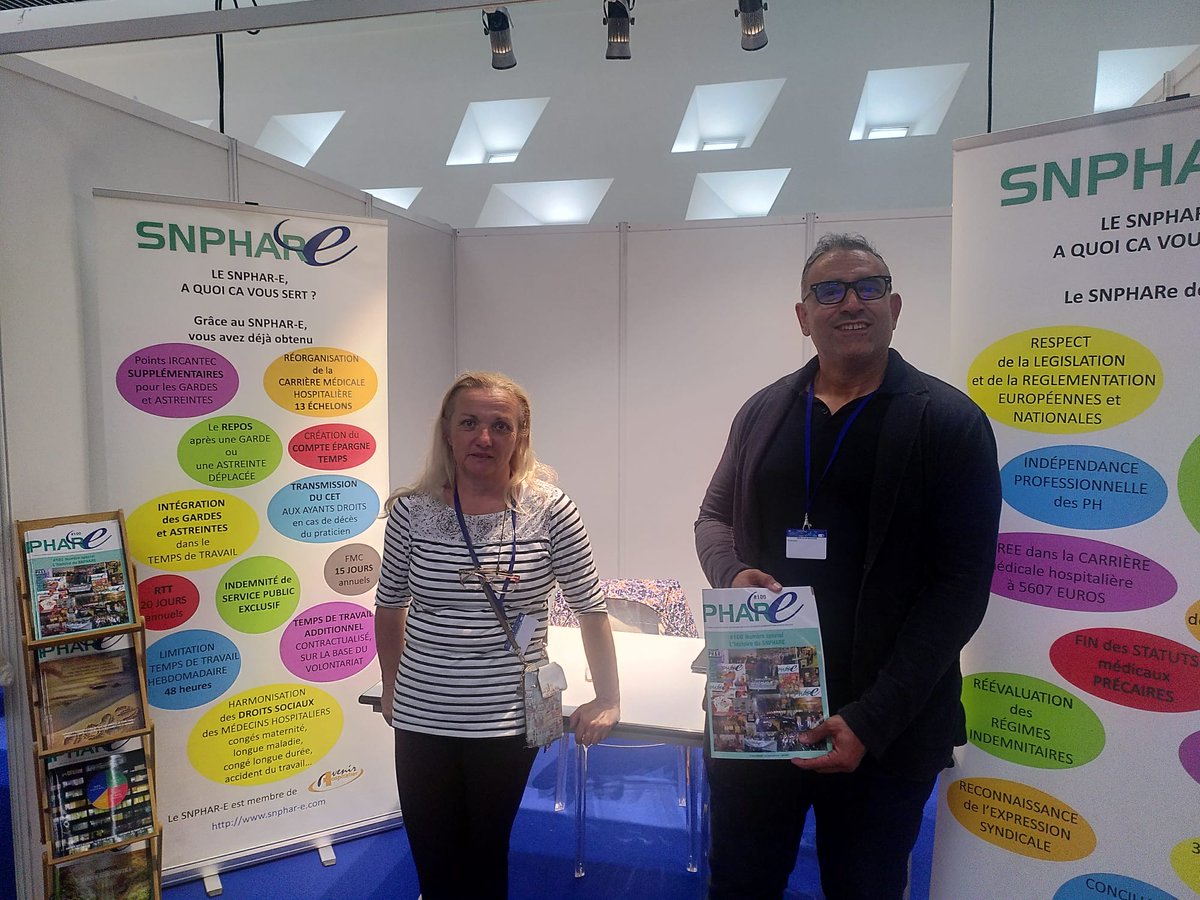 Le SNPHARE est au congrès Urgences 2023, stand S19. 
Venez nous rendre visite !

Le Dr Eric Le Bihan, Vice Président, le Dr Véronique Agaesse, Secrétaire Générale et le Dr Anouar Ben Hellal, Secrétaire Général Adjoint vous accueillent durant le congrès.