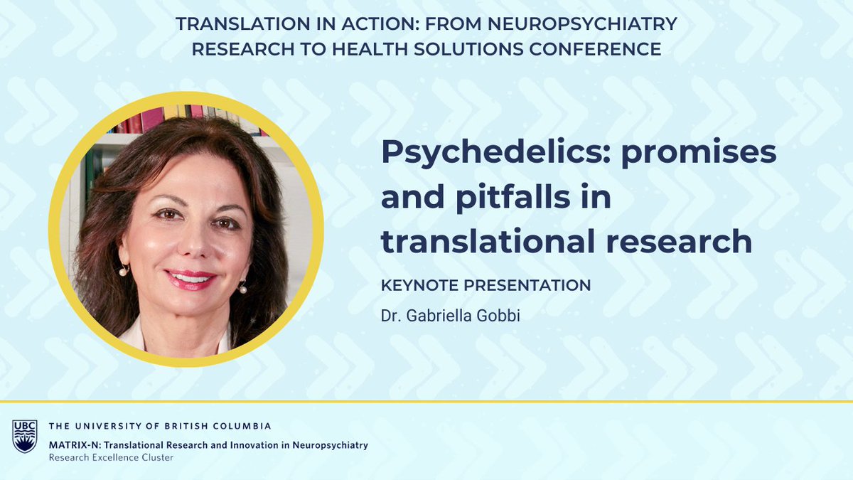 MATRIX-N Cluster UBC (@matrixn_ubc) on Twitter photo Happy #workshopwednesday! Interested in learning about #psychedelics from leading expert @McGillNBPU? Check out her recorded keynote presentation with an introduction from <a href="/KarinaThiessen/">Karina Thiessen</a>.
Watch here: youtu.be/OwoxN2CS7RA Happy #workshopwednesday! Interested in learning about #psychedelics from leading expert @McGillNBPU? Check out her recorded keynote presentation with an introduction from <a href="/KarinaThiessen/">Karina Thiessen</a>.
Watch here: youtu.be/OwoxN2CS7RA
