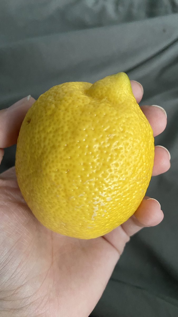 Il limone che ho tirato ieri sera: