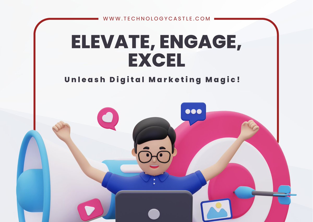 OfficialTCastle's tweet photo. Unleash Digital Marketing Magic! Elevate, engage, and excel with our expert team and innovative strategies. Discover the secrets to captivating your audience and achieving extraordinary results in the digital realm.

#digitalmarketing #marketing #socialmediamarketing #seo #ppc https://t.co/iV7RxnKHNM