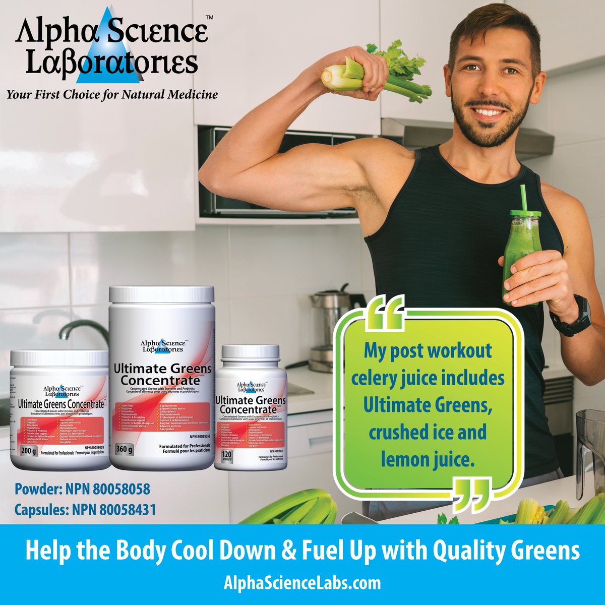 Help the body cool down and fuel up with quality greens in this Cool #VeggieSmoothie.

#greensmoothie #electrolytes #greens #alphasciencelabs #beattheheat2023 #superfood #antioxidants #probiotics #prebiotics #seagreens #enzymes #phytonutrient #supplements #canadiansupplements