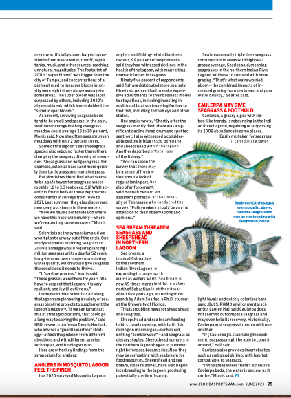 HooseHere's tweet photo. Catch my recap of @HarborBranch's Indian River Lagoon Symposium in this month’s Florida Sportsman mag. This year’s theme was seagrass, the foundation of the lagoon’s historic biodiversity. Here are highlights: https://t.co/44EbPLVwuO