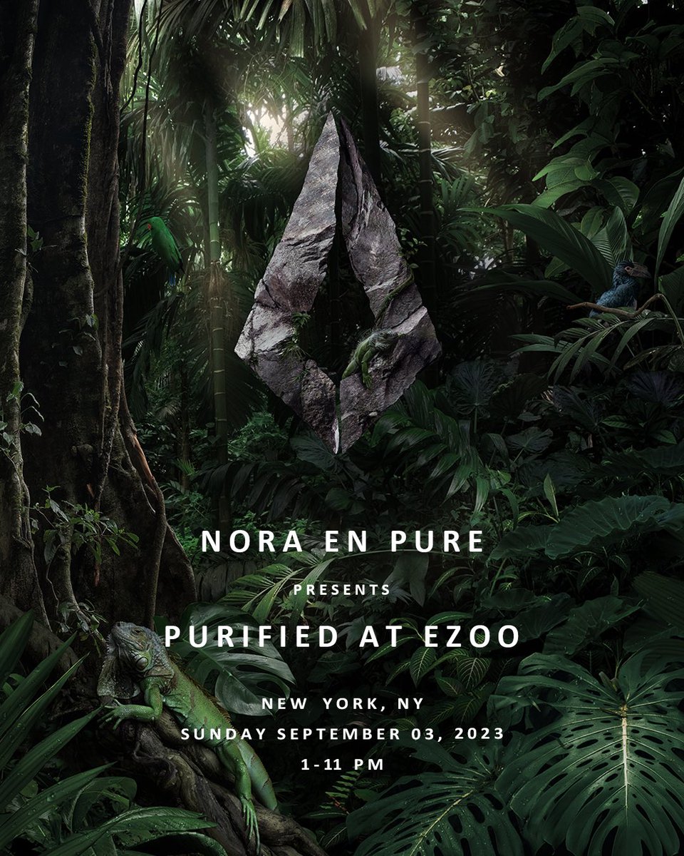 NoraEnPure's tweet image. #NewYork!!! So excited to bring #Purified this year to #EZoo in September 🌿

See you all there 💙
