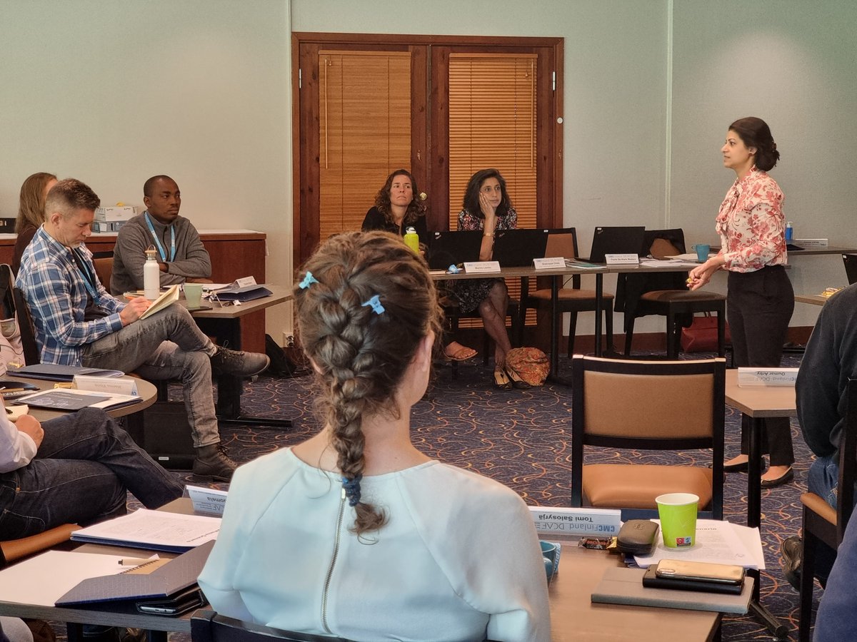 DCAF_Geneva's tweet photo. Already the end of day 3 of our #SSG #SSR course with @CMCFinland ! Lots of discussions about #justice and #justicereform today, and then we headed outside for a relay exercise to help illustrate the comparison between state and non-state justice provision. #ISSAT
@Ulkoministerio https://t.co/uCyHIt2BoQ