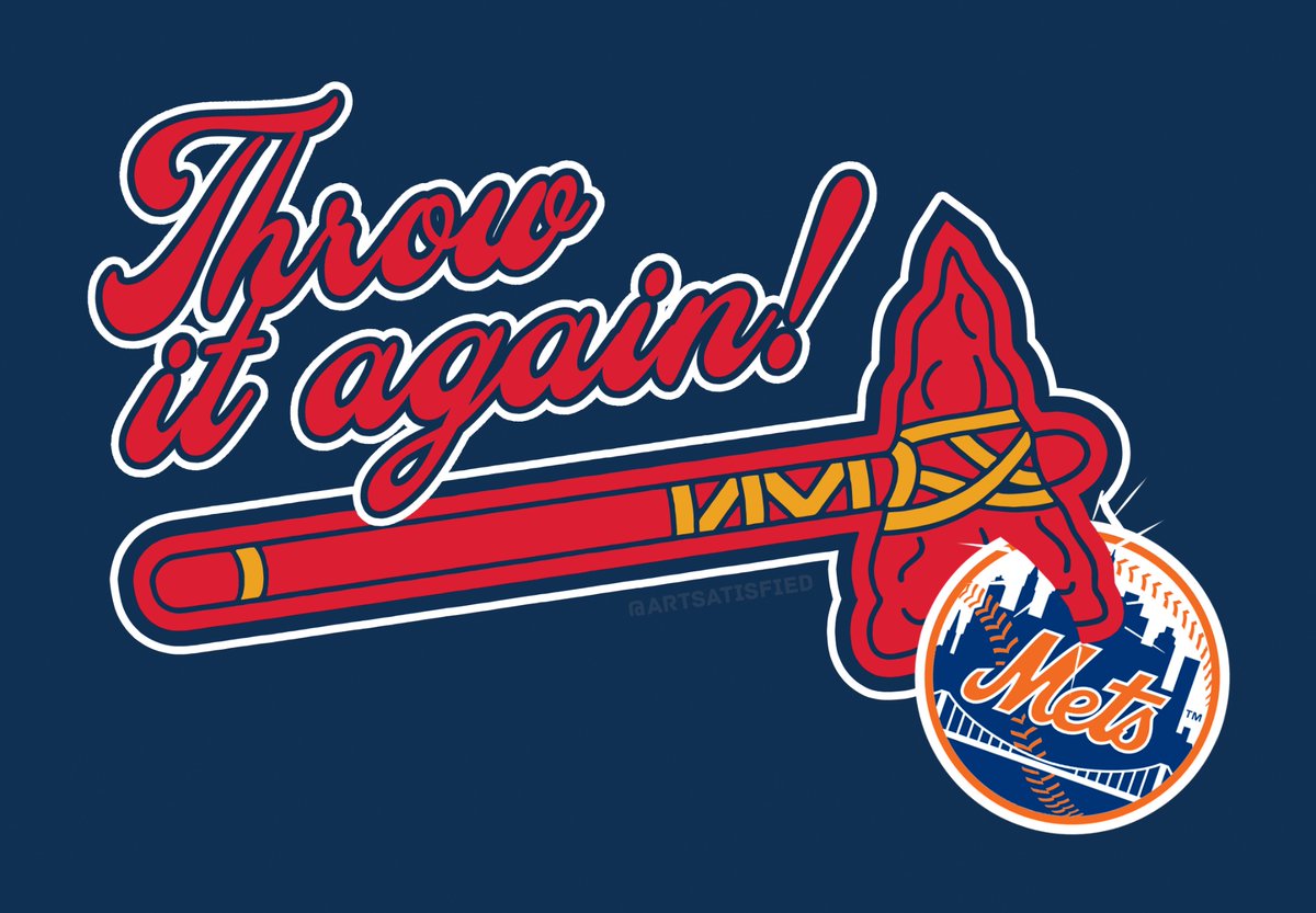 ART_SATISFIED's tweet photo. I just had to do it to them!  #braves #mets #ballysportsso #espn #throwitagain https://t.co/ViszsHjuwj