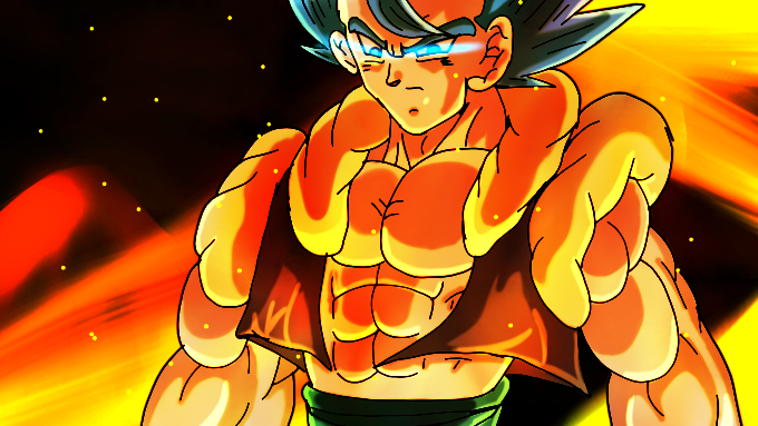 #dbredraw 
#gogeta 
#digitalart Saw this awesome dbredraw from
@Xeno5132 and decided to try it out
Here it is hope you like it