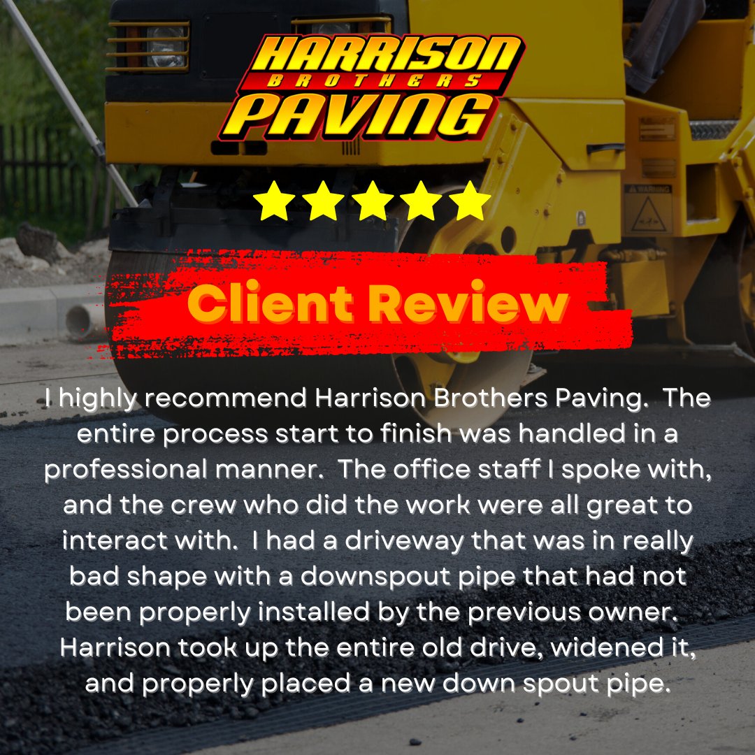 Thank you to all of our customers and their continuous support in our business! These reviews make our day! We will do our best to continue providing you with top-notch quality services!

#Fivestarreview #Paving #Asphalt #SealCoating #Blacktop #BucksCounty #Driveway #Parkinglot