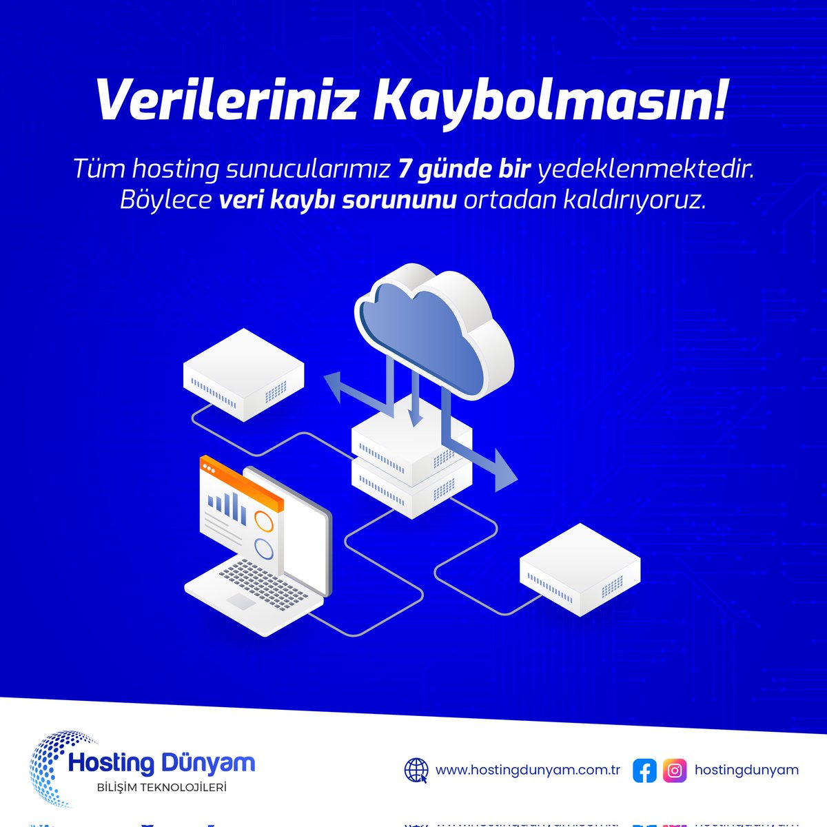 hostingdunyam's tweet photo. Herkesin verisi değerlidir ☺️

Tüm hosting sunucularımız 7 günde bir yedeklenir. Böylece veri kaybı problemini ortadan kalkmış olur.

Hemen Bize Ulaşın;
🌍 https://t.co/J8wph7LpKz
📞 0 212 909 9656

#hostingdünyam #hosting #sunucu #sanalsunucu #kiralıksunucu #domain https://t.co/jMkSqbadBR