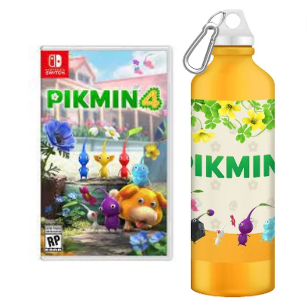 Wario64's tweet photo. Pikmin 4 (Switch) with free Exclusive Stainless Steel Water Bottle up for preorder at Walmart ($59.99) https://t.co/g41TYLrxhe #ad https://t.co/ENQEUJppNO