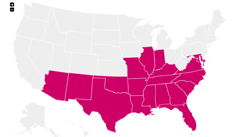 emilynbanks's tweet image. I acknowledge very few states above the Mason-Dixon line, apparently