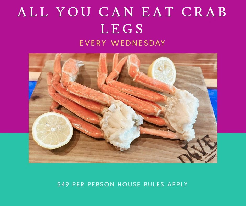 Today is the day for ALL YOU CAN EAT CRAB LEGS!
Come hungry leave full!
$49 per person
#crablegs #allyoucaneat
