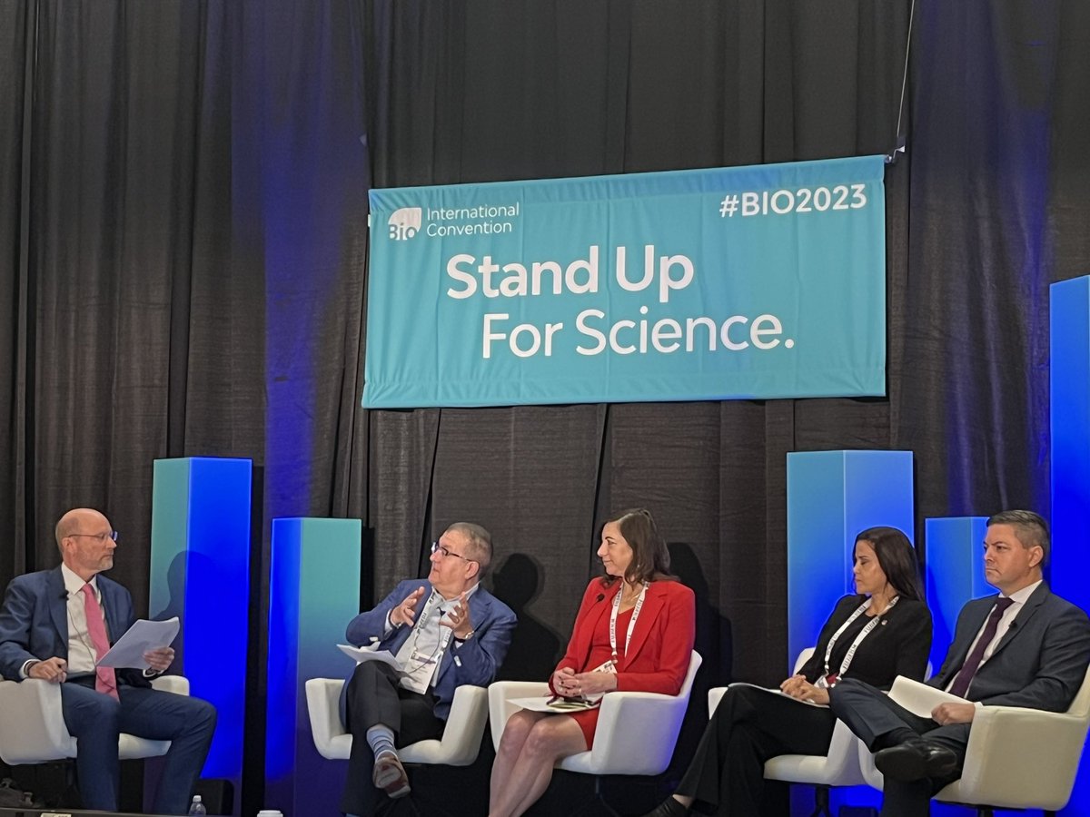 sling888's tweet photo. Delighted to host a live edition of @BiotechCH at #BIO2023 Such a wealth of information discussing this evolving, dynamic sector. Challenges in fund raising, developing pipelines, and conserving cash @JMaraganore @ColonGraceE @daphnezohar @bradloncar @DavidThomasCFA https://t.co/ypPAlGHd2H