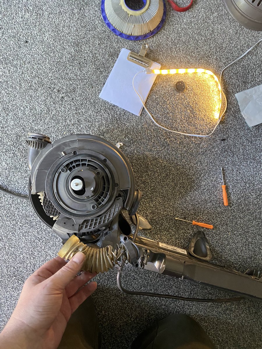 Just given open heart surgery on my 7 year old @Dyson DC41 animal hoover! Replaced the “Cov hose” and it works like a dream! I do wish they’d make repairs more user friendly including the screwdrivers needed as i had to buy these! #repair #Hoover #youtubeTutorial
