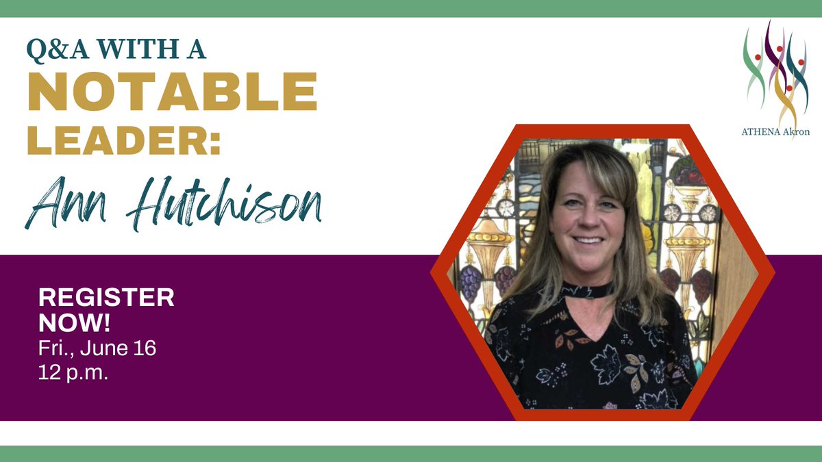 Join us via Zoom 6/16 at 12 p.m. to welcome Ann Hutchison, Director, <a href="/barbertonreads/">Barberton Library</a>. Ann will tell us her story and answer questions from our moderator, Pam Hickson-Stevenson, Executive Director <a href="/akronlibrary/">Akron-Summit County Public Library</a>. Register online: lnkd.in/g_zWE6jM