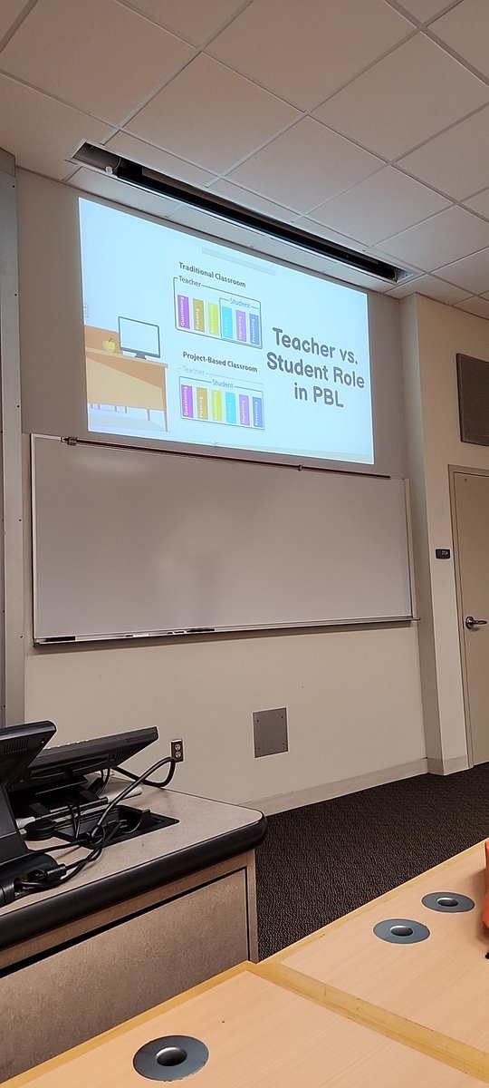 GaTeacher5th's tweet photo. The roles of teachers and students in PBL @SarahGrahamPCSD @nwgaresa https://t.co/j5thWAMGye