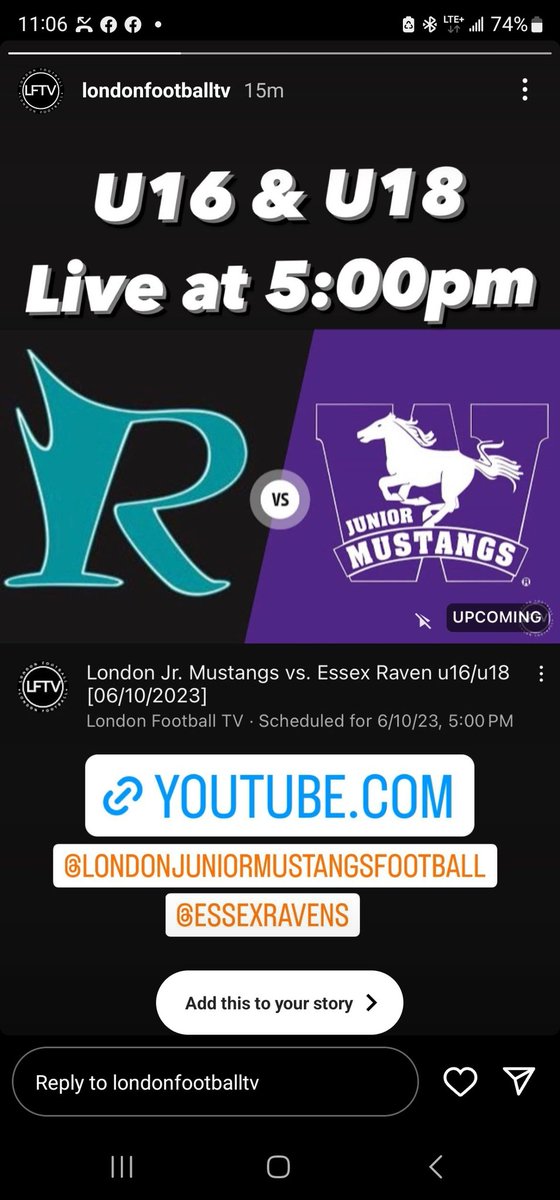 This Saturday Let's Go Ravens.