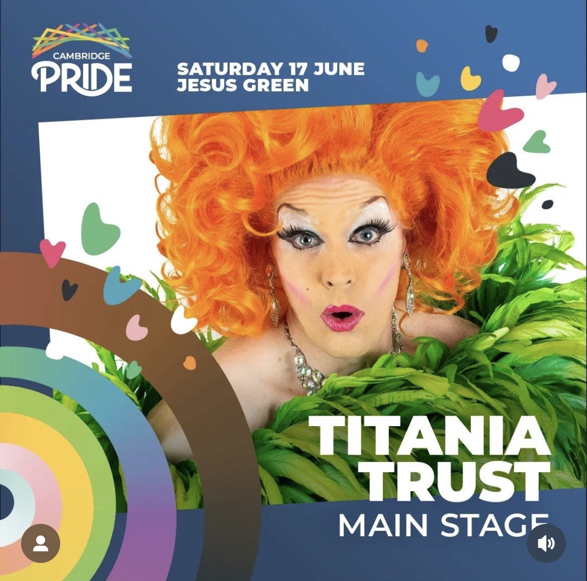 I’m looking forward to Cambridge Pride 2023 where I’ll be hosting on the main stage for the afternoon. It’s a huuuuuuge event and I love it there - a brilliant atmosphere surrounded by lovely people!
Saturday 17 June on Jesus Green
#cambridge #pride