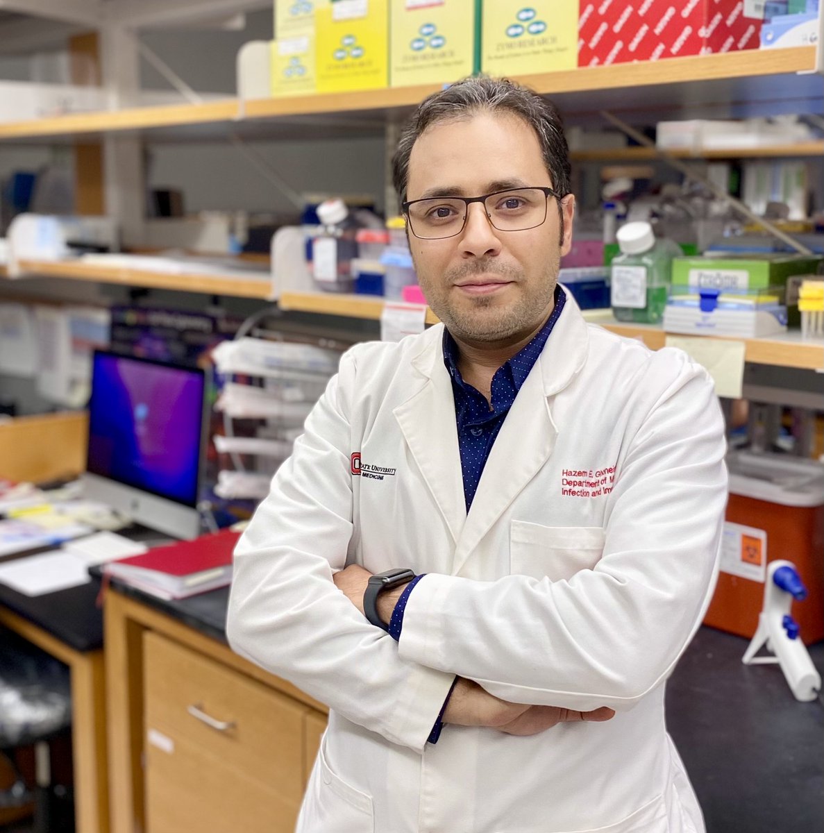 Pelotonia Institute for Immuno-Oncology (@ohiostatepiio) on Twitter photo Congrats to <a href="/OSUWexMed/">The Ohio State University Wexner Medical Center</a>, <a href="/OSUCCC_James/">The James</a>,
#MIIProud, #PIIO researcher Dr. <a href="/Hazemghoneim11/">Hazem Ghoneim</a>, who was awarded an NIAID R01 titled: "Enhancing the Effectiveness of #Immunotherapies by #TCell #Epigenetic Reprogramming." (1/2) Congrats to <a href="/OSUWexMed/">The Ohio State University Wexner Medical Center</a>, <a href="/OSUCCC_James/">The James</a>,
#MIIProud, #PIIO researcher Dr. <a href="/Hazemghoneim11/">Hazem Ghoneim</a>, who was awarded an NIAID R01 titled: "Enhancing the Effectiveness of #Immunotherapies by #TCell #Epigenetic Reprogramming." (1/2)