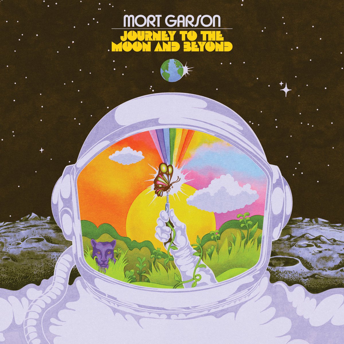 🌖 I made the artwork for another compilation of unreleased Mort Garson rarities- “Journey to the Moon And Beyond”. Lots of selections from the Patch Cord Productions archives, including Mort’s soundtrack for the Apollo 11 moonlanding TV Broadcast. 
Out in July on @SacredBones