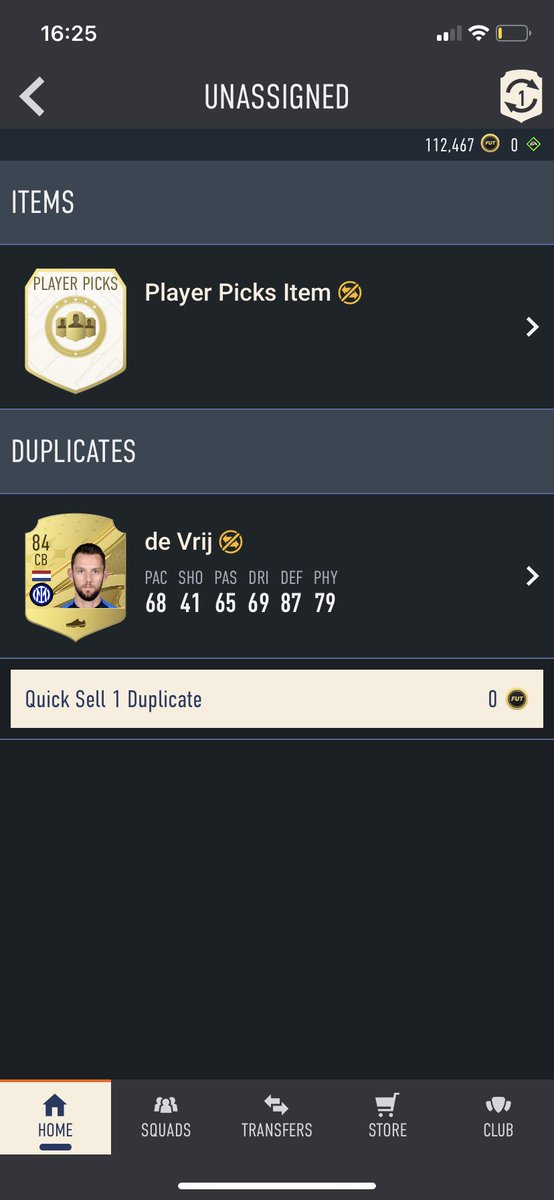 Mugsy_F1's tweet photo. @EAFIFADirect Where is my 2nd red pick, waited 1 week for this https://t.co/SFDssSNSCW