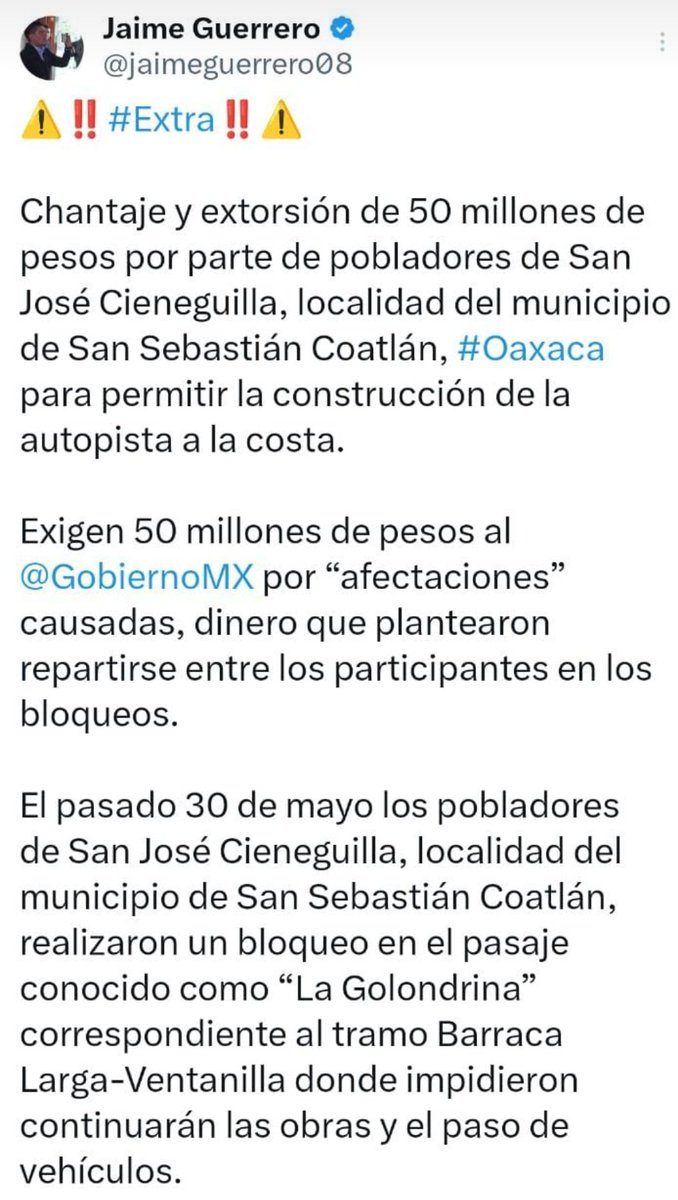 Replica_Tweets's tweet photo. #oaxaca Que tal cuando @SEGO_Oax @jesusromerooax manda a su vocero a descalificar a #coatlan, llamándolos chantajistas.
Si los pueblos solo aprendieron de la #uco #fuco #ucd #comuna #fpr #uacol #ugocp #codep que hoy son gobierno.
@Adela_Micha
@alex_vaskez @diegomtzsanchez https://t.co/ucKccYO0Ry