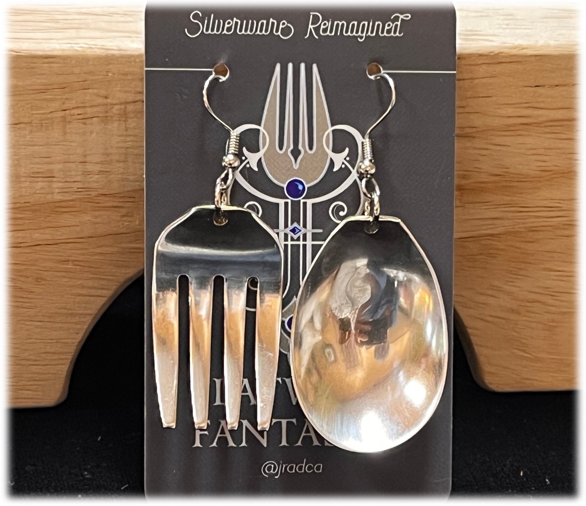 jradca's tweet photo. Back in stock - for your favorite foodie! Vintage Baby Spoon Fork Silverplate Earrings, Foodie or Chef Gift, Dangling Drop Earrings, Fork and Spoon https://t.co/JPad2CHTeM #silver #oval #fooddrink #yes #women #glass #earwire #bohohippie #earlobe https://t.co/iTByDacE6V