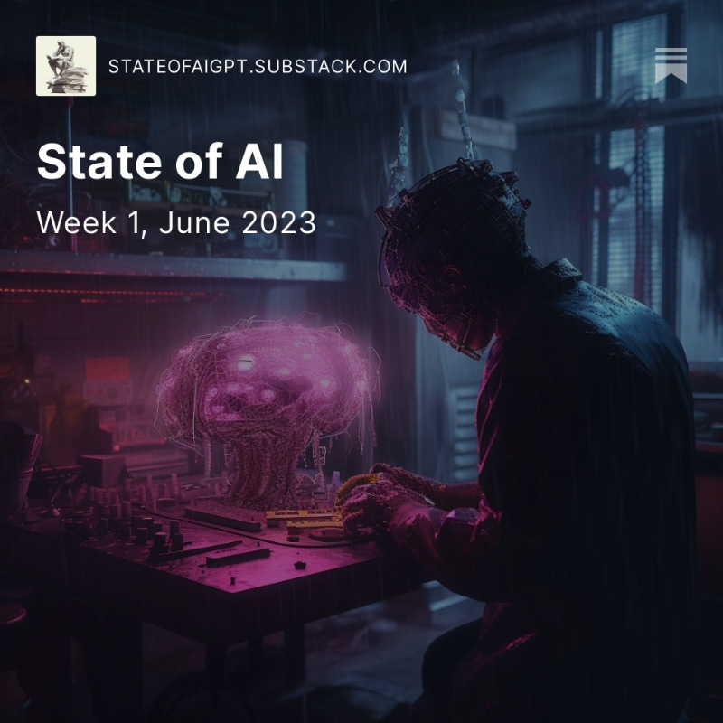 stateof_ai's tweet photo. 🔥New State of AI Edition is Out 🔥

- Thought Cloning 

- Text to SQL

- Bytes Are All You Need 

And More... 🚀

Latest #AI Research Summaries Made and Curated by #GPT4 

Read It Here 👇