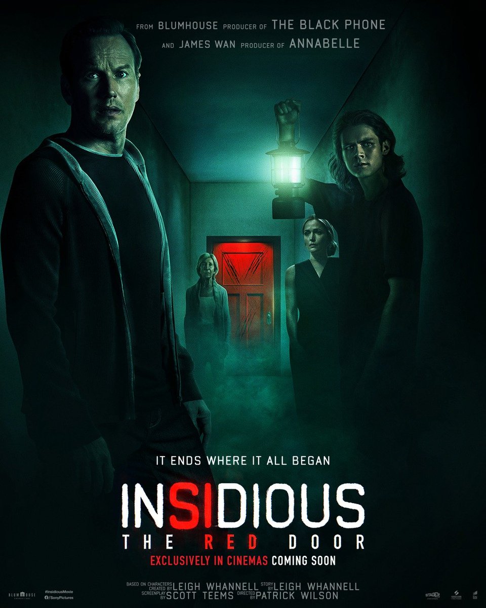 Are you ready to go into the Further one last time? 

The original cast of 2010's #Insidious returns one last time in #InsidiousTheRedDoor. The film is also Patrick Wilson's directorial debut.

In PH cinemas on July 5.

Source: reeladvice.net/2023/06/watch-…

#PatrickWilson #TySimpkins
