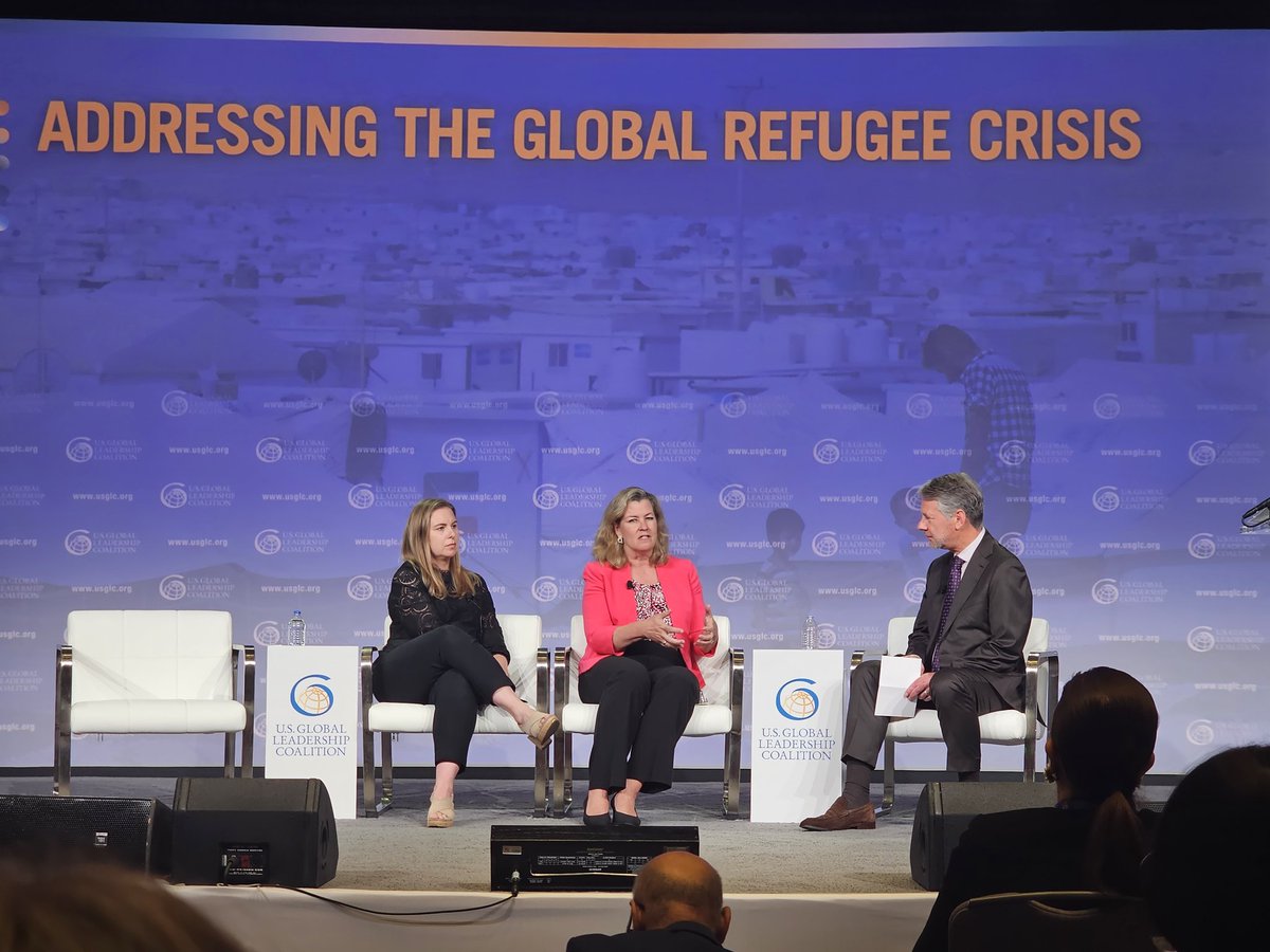 NRichardsIL's tweet photo. #GlobalImpactForum "117 million people are forcibly displaced currently. Political solutions parterned with humanitarian efforts can assist in the global migration crisis" - Kelly Clements of UNHCR #GIF2023 https://t.co/i0gEr9frUW