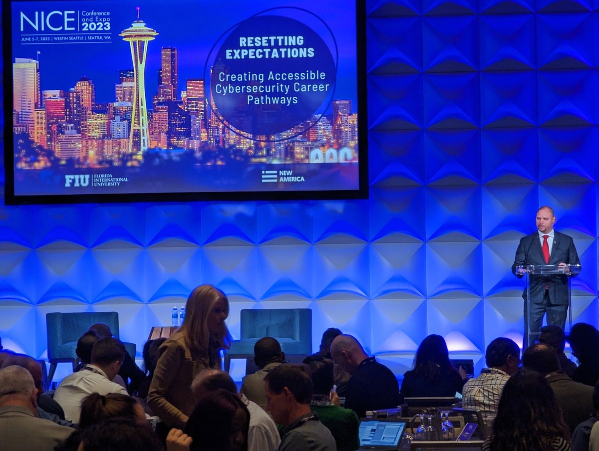 UWFCyberAI's tweet photo. We're ready to roll! The final day of #NICECyberCon23 is here. We've really enjoyed the conference, venue, and meeting all of the great people that we have met. We want to meet you, too. Stop by the #CyberSkills2Work booth today. https://t.co/u4cW2anGUB
