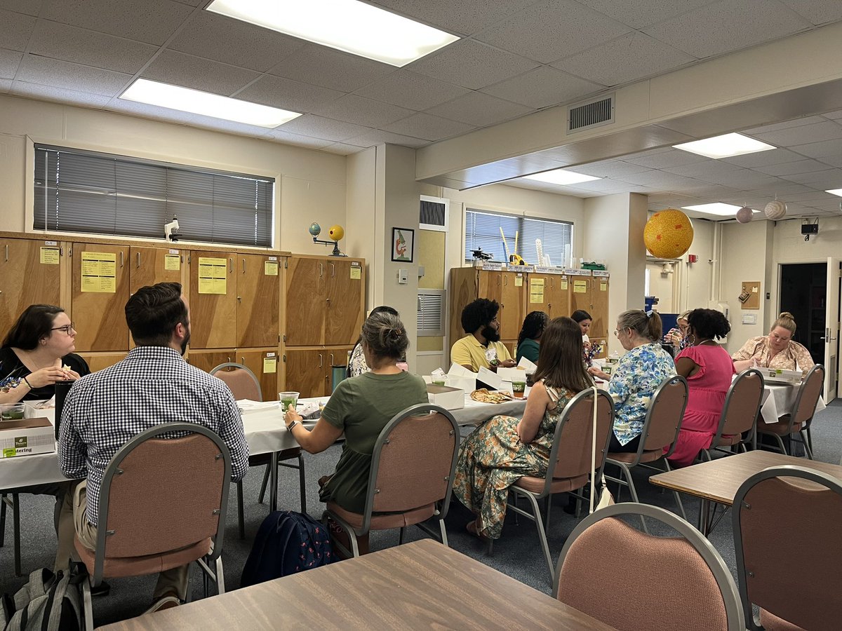 ScienceDcps's tweet image. Our teachers are still working hard providing feedback, discussion, and ideas for Science instruction for next year! Thank you @LakeshoreLM Lakeshore Learning for sponsoring lunch! @DuvalSchools